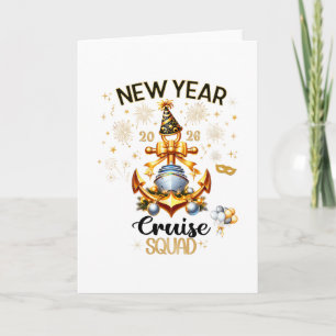 Nyår 2026 Yacht Cruise Fartyg Nye Fest Matchande Kort