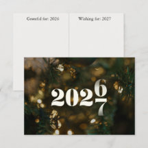 Nyår 2027 aktivitet (tacksam & önskar)