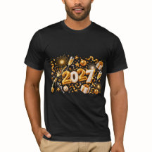Nyår 2027 Guld Celebration