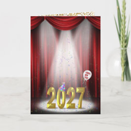 Nyår 2027 på scen i strålkastarljus kort