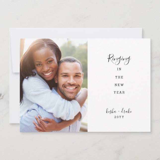 Nyår Bröllop spara datum Datumet (Framsida)