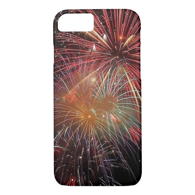 Nyår Fireworks-miniatyrdiagram Case-Mate iPhone Skal (Baksida)
