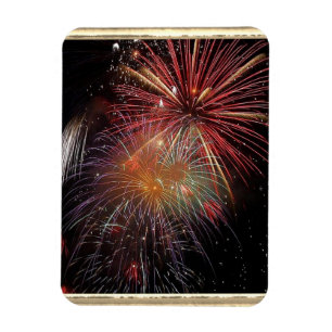 Nyår Fireworks-miniatyrdiagram Magnet