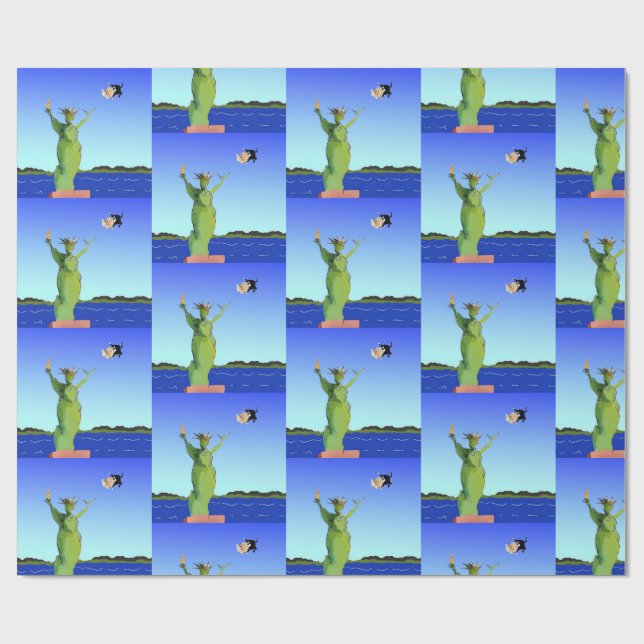 Nyår för den stora politiska julen presentpapper (Platt)