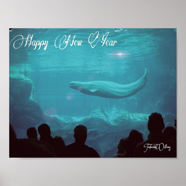 Nyår för val i Beluga poster (Framsidan)