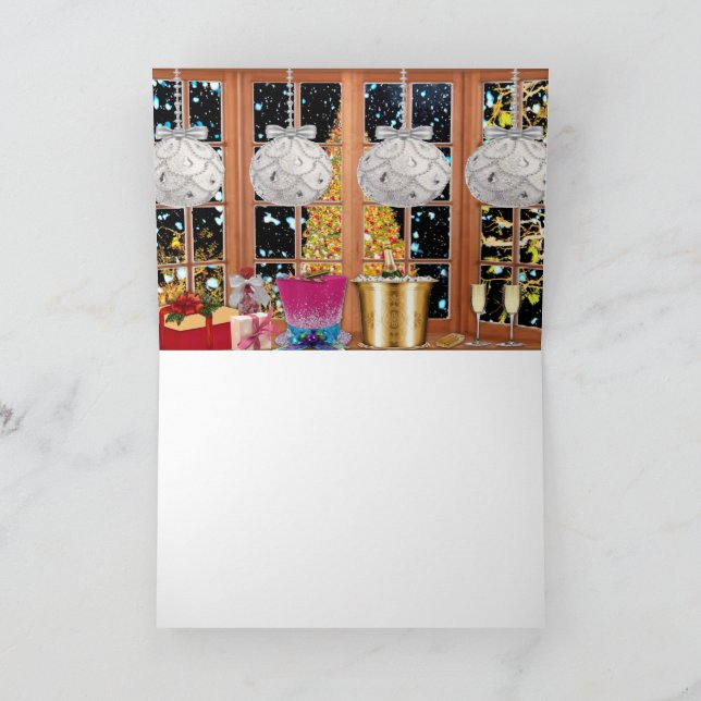 Nyår Helgkort (Inuti)