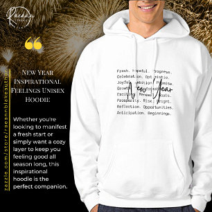 Nyår Inspirerande Känslor Unisex Hoodie
