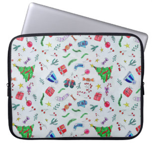 Nyår jul-vinter laptop fodral