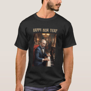 Nyår - nuny Vladimir Putin rysk T Shirt