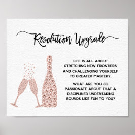 Nyår och födelsedags uppmuntran motivation poster