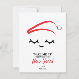 Nyår Öga-laschen - kul jul Julkort