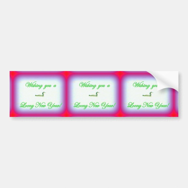 nyår önskemål bildekal (Framsidan)