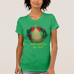 Nyår Önskemål Helgdag T-Shirt