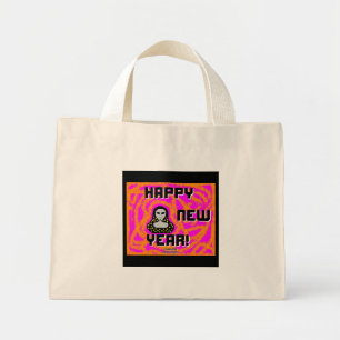 Nyår Önskemål Tiny Tote Bag Mini Tygkasse