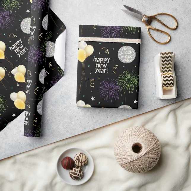 Nyår Party-ballonger Presentpapper (Hantverk)