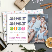 Nyår, roligt tredje gången, ett charm, modernt fot