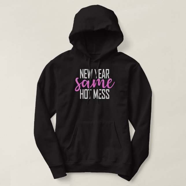 Nyår Samma  nuny Nyårsafton 2023 Hoodie (Design framsida)
