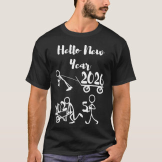 NYÅR t-shirt trendig stilren glad jul