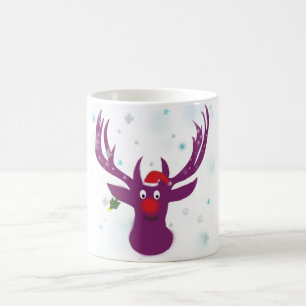 Nyår Tecknad Classic White Mugg