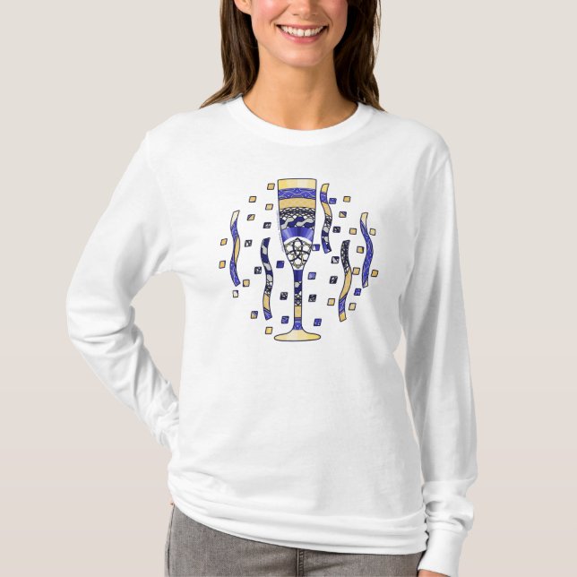 Nyår: "Toast Women's Light Shirt Tee Shirt (Framsida)