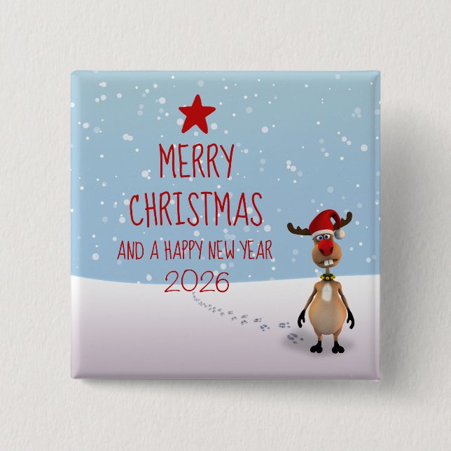 Nyår Träd 2022, den berömda renjulen Knapp (Framsida)