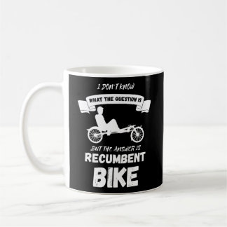 Nyare Bike I Know Cyclist Recumbent Trik Kaffemugg