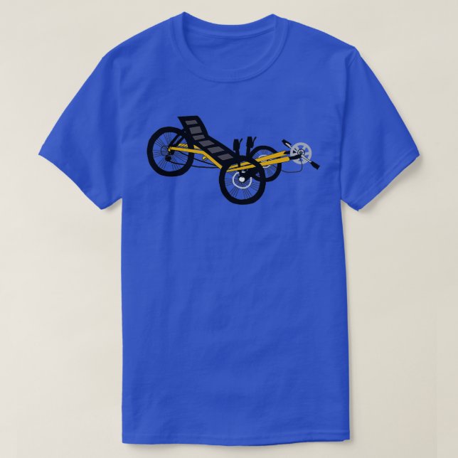 Nyare Bike på vitt T Shirt (Design framsida)