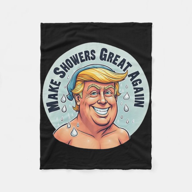 Nyare grear i Trump Shower Grear igen Fleecefilt (Framsidan)