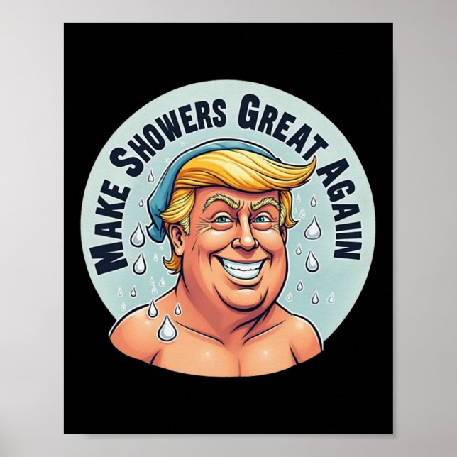 Nyare grear i Trump Shower Grear igen Poster (Framsidan)