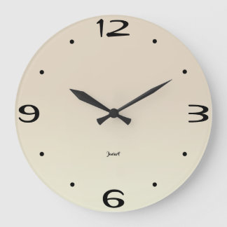 Nyare hemmavallsrumsslutning Vackare Beige Fade Stor Klocka