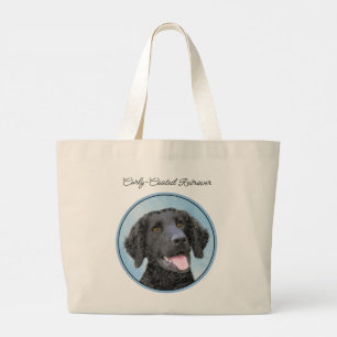 Nyare Jackat återgivningsmålning Original Hund Art Jumbo Tygkasse