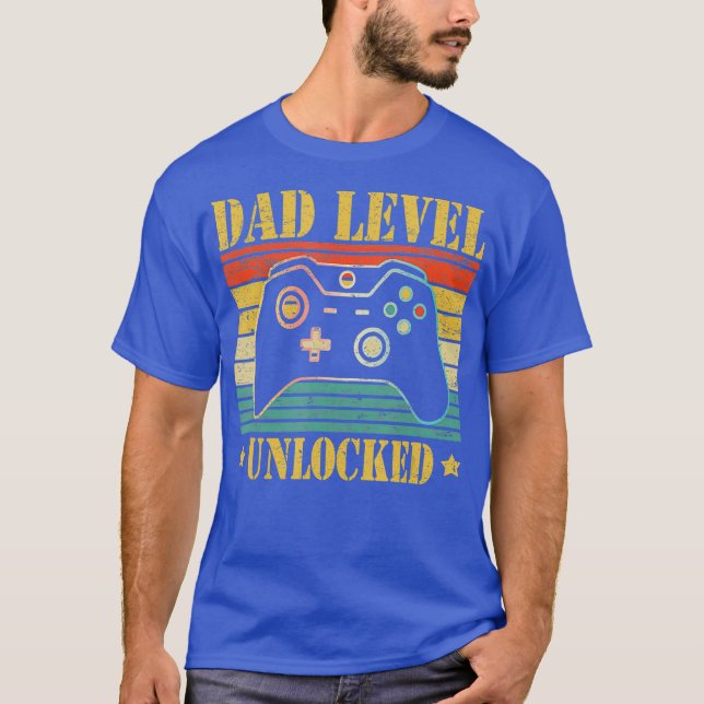 Nyare pappa-nivå har låst upp spelnivån t shirt (Framsida)