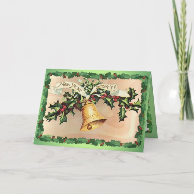 NYÅRET HÄLSNING PER SHARON SHARPE HELGKORT (Framsida)