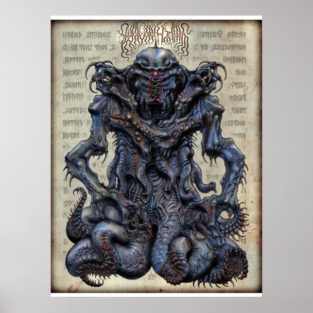 Nyarlathotep Oadorned 18 x 24 Poster (Framsidan)