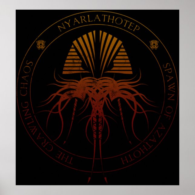 Nyarlathotep Sigil hellfire Poster (Framsidan)