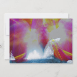 Nyårs aurora borealis julkort