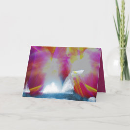 Nyårs Borealis-kort för Aurora Tack Kort