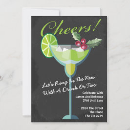 Nyårs Grön Cocktail Party Personlig Inbjudningar