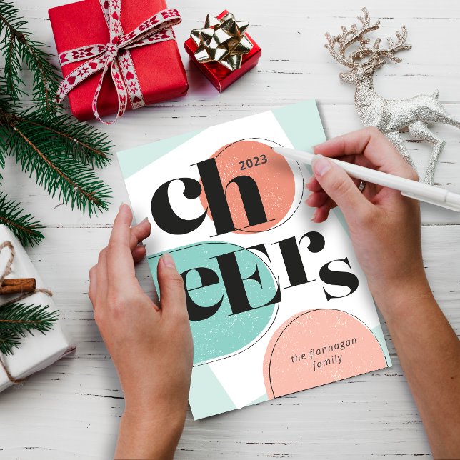 Nyårs utdrag ur konstform julkort (Skapare uppladdad)