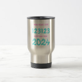 Nyårsafton 123123 Gott nytt år 2024 Resemugg