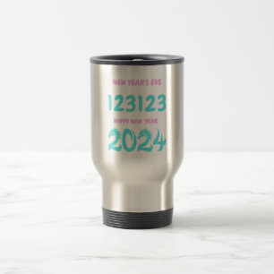 Nyårsafton 123123 Gott nytt år 2024 Resemugg