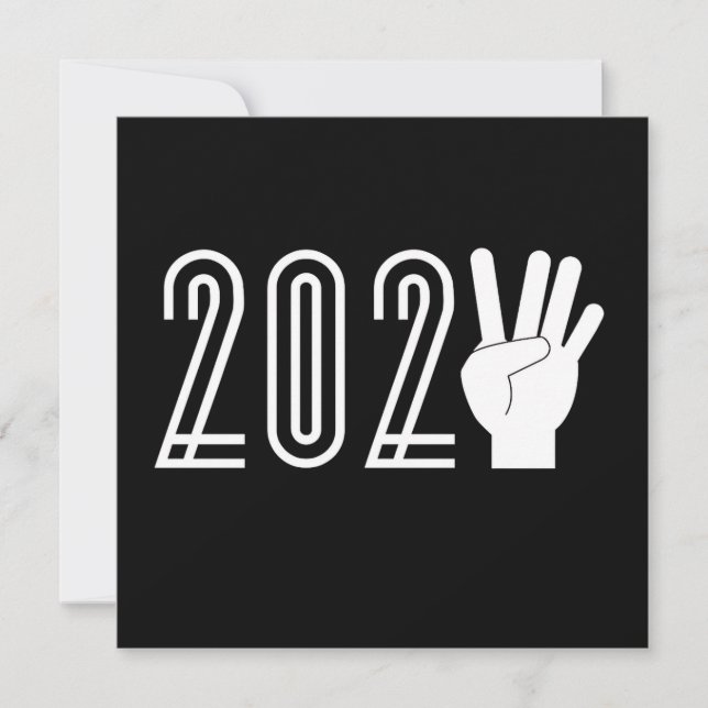 nyårsafton 2024 inbjudningar (Framsida)