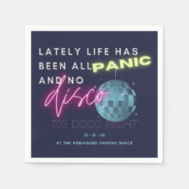 Nyårsafton 70-talet Party Pappersservett