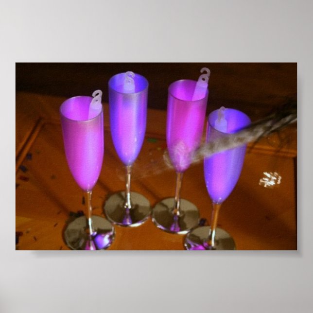 Nyårsafton - arbetsyta poster (Framsidan)