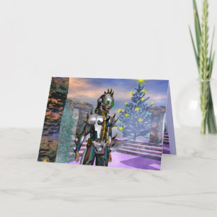 NYÅRSAFTON AV EN CYBORG SOM DRABBATS... HELGKORT