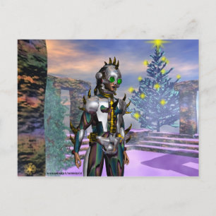 NYÅRSAFTON AV ETT CYBORG HELG VYKORT