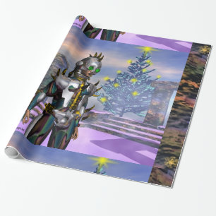 NYÅRSAFTON AV ETT CYBORG PRESENTPAPPER