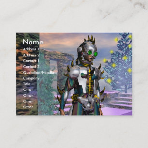 NYÅRSAFTON AV ETT CYBORG VISITKORT