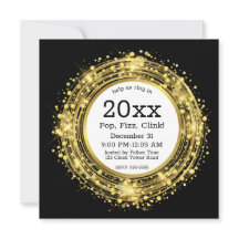 Nyårsafton Clock Glitter Confetti