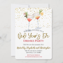 Nyårsafton Drinkparty Inbjudan
